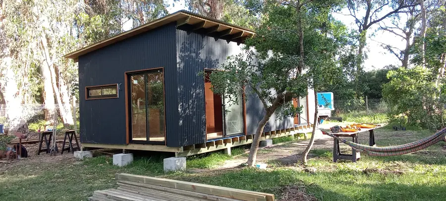 Casa de madera terminada