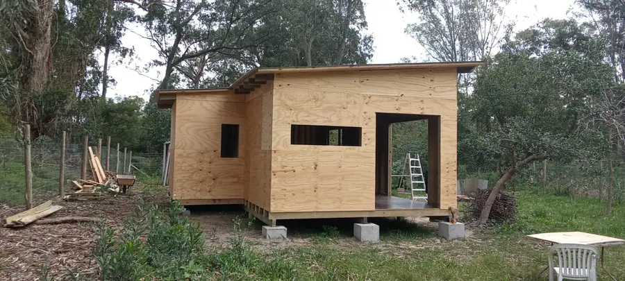 Casa de madera, exterior