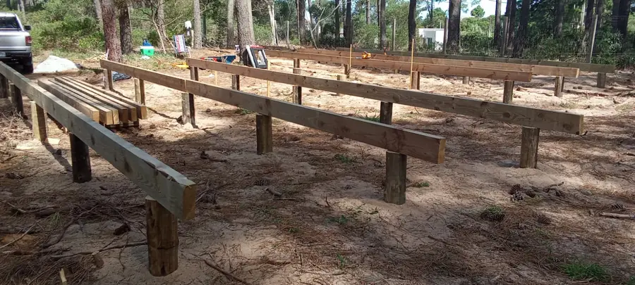 Deck en construcción
